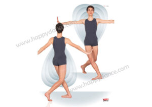 Maillot de Ballet Entero Short 1/2 Muslo con Tirante y Escotes Cerrados Sin Mangas