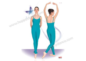 Maillot de Ballet Clasico Entero con Tirante Fino